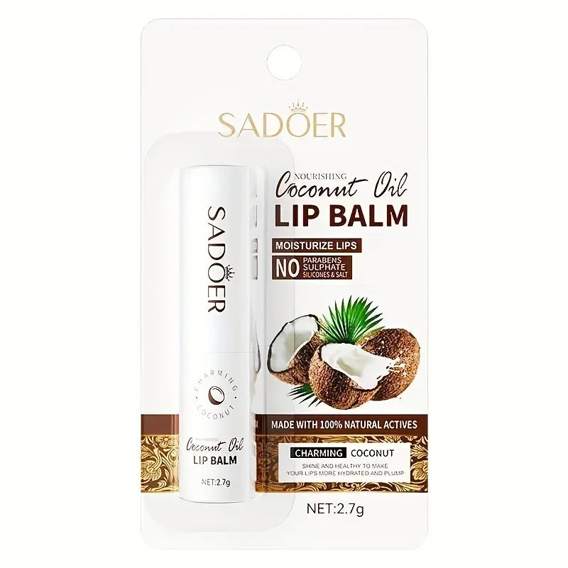 Baume à lèvres à la noix de coco - Nutrition et hydratation durantes pour hommes et femmes - Baume à lèvres Daily Care
